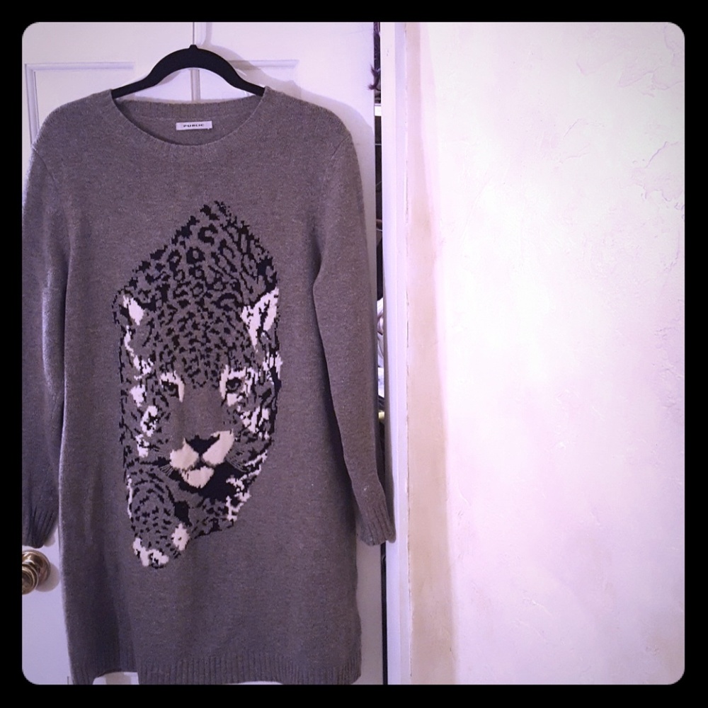 grey tiger sweater